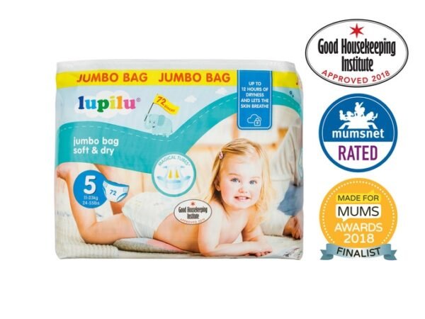 Lupilu Soft&Dry 5dydis (11-16 kg) – 72 vnt