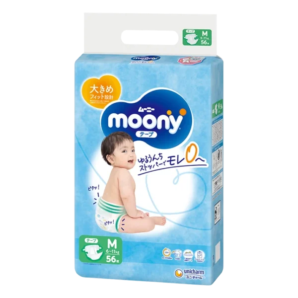 Moony M (6-11 kg) – 56 vnt