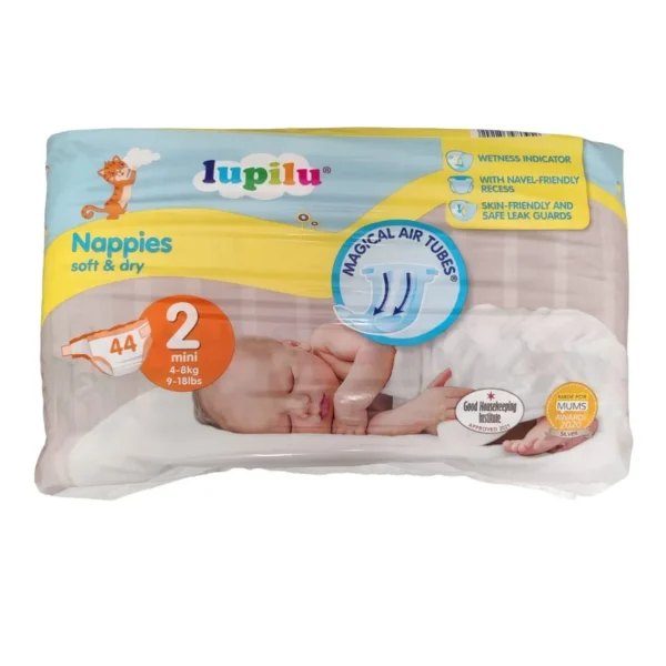 Lupilu Soft&Dry 2 dydis (4-8kg) - 44vnt