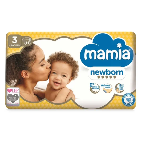 Mamia 2 dydis (3-6kg) - 60vnt