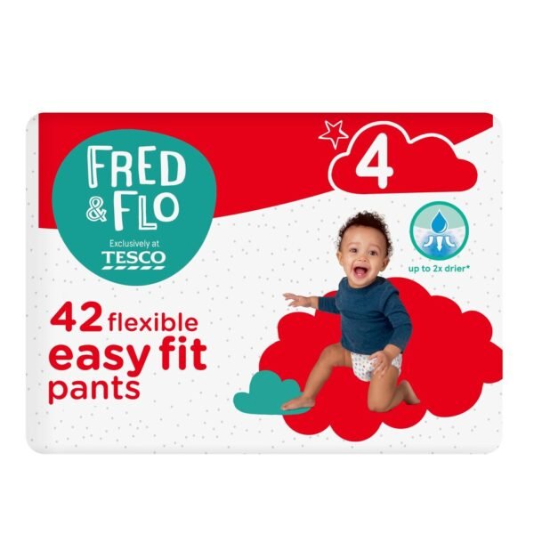 Fred&Flo kelnaitės 4 dydis (8-15kg) - 42vnt