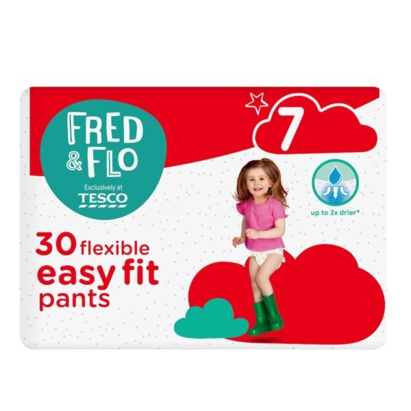Fred&Flo kelnaitės 7 dydis (17+kg) - 30vnt